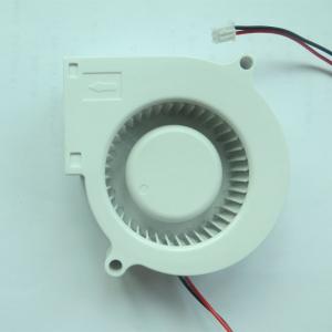 China White Plastic DC Blower Fan 12V Waterproof Ip68 Low Noise Sleeve / Ball Bearing supplier