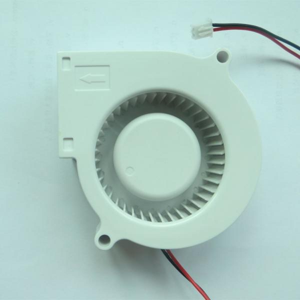 White Plastic DC Blower Fan 12V Waterproof Ip68 Low Noise Sleeve / Ball Bearing