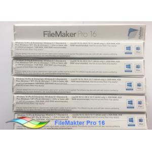 China Software FileMaker Pro 16 Upg FPP Package 100% Original Filemaker Pro Windows supplier