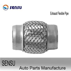 45*100mm SS201 Stainless Steel Exhaust Flex Pipe Double Braids