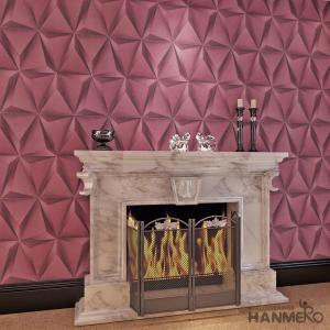 China Modern Foam Vinyl Embossed Wallpaper / Interior Design Wall Paper With 3D Effect supplier