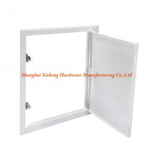 China Flush Frame Push Lock Steel Access Panel White Powder Coated  Shadow Gap supplier