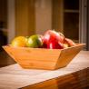 Wood Salad Bowl Set With Bamboo Servers, Best For Serving Salad, Pasta, and