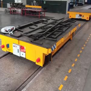 CE Low Voltage Battery Rail Trolley , 30 Tons Electric Rail Cart