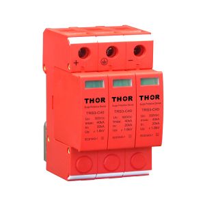 China サージ・プロテクター太陽500V pvのサージの防止装置太陽SPD 40のKA dcのサージ・プロテクター supplier