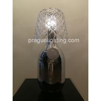 China Silver Finished Decorative Table Lamp Art Deco Bedside Lamps on sale