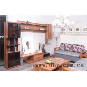 floor cabinet and wall units of living room furniture