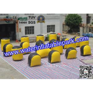 Tactical  Inflatable Bunker For Paintball Sport Games , Paint Ball Bunkers