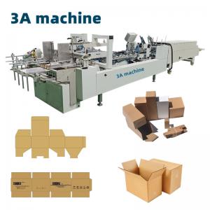 China CQT-800 WK-2 Small Carton Box Folding Pasting Machine for E Flute Corrugated Paper supplier
