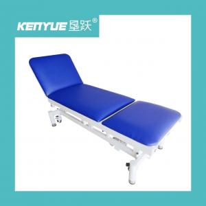 Carbon Steel Electric Examination Couch Bed Hydraulic Medical Blue