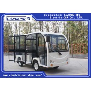 China Resort 8 Seater Electric Car , Closed Door Type Electric Sightseeing Bus Y081A-M supplier