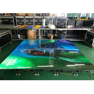 RGB Video LED floor tile Display screen Acrylic 4500 Nits IP65 For Holiday Party