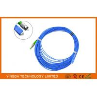 China APC Fiber Optic Patch Cord , FC to SC Fiber Patch Cable Blue Singlemode 1.8mm LSZH on sale