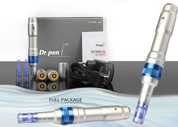 Electronic Metal Microneedle Derma Pen , Wire / Wireless Model Skin Needling Pen