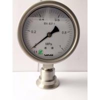 China sanitary pressure gauge for sale