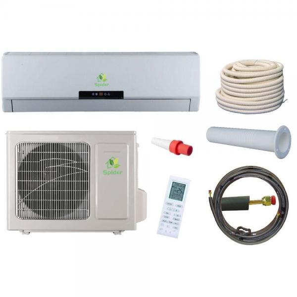 Multi Head 9000 Btu Mini Split System , Low Voltage Startup Ducted Split Air