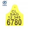 134.2khz Personalized Cattle Tracking Ear Tags