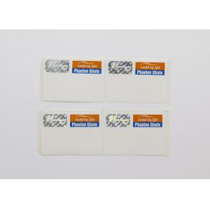 Glossing Lamination Colored Laser Labels Removable Freeze - Resistant For Retail Box
