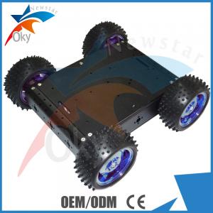 China RC Car Diy Robot Kit 4WD Drive Aluminum Electric Smart Car Robot Platform supplier