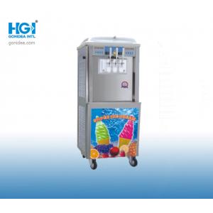 Air Cooling Soft Ice Cream Making Machine 16 - 18Kg/H