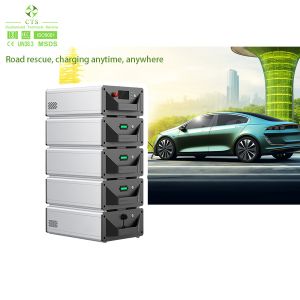 China IEC62619 Safety Standard 65kWh Portable CCS1 CCS2 EV Charging Station with 7-Inch Display wholesale