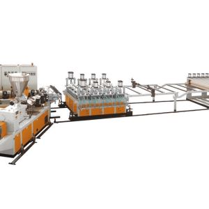 China PVC de JWELL que descasca a placa de formação de espuma de WPC que faz a máquina supplier