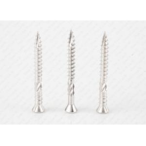 Ribbing Decorative Stainless Steel Screws , Chipboard Collated 316 Stainless Steel Deck Screws