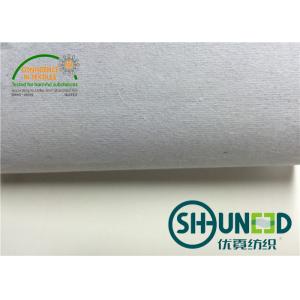 Hard Paper Iron On Backing Fabric With 100% Recycle Cotton Composition