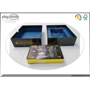 Offset Printing Rigid Gift Boxes For Playcards Packaging  , Square Set Up Box