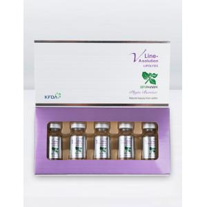 Original Korea Vline A Solution 10ml * 5vial for face slimming, losing weight, burning fat