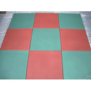China Wood Grain Recycled Rubber Industrial Sheet with 10-50mm Thickness for Floor Mat and Tiles wholesale