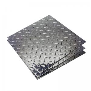 China MS Mild Steel Stainless Steel Chequered Plate Embossed SS400 supplier