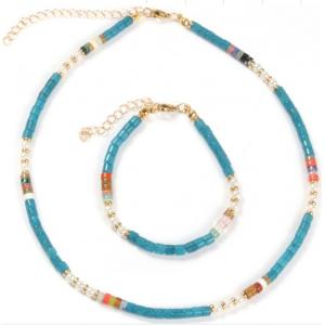 China 18.5cm  Freshwater Pearl Bracelet , Natural Stone Tila Tile Bracelets supplier