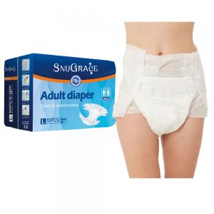 Soft Nowoven Frabic Fluff Pulp Adult Diapers for Elderly Bulk Discount