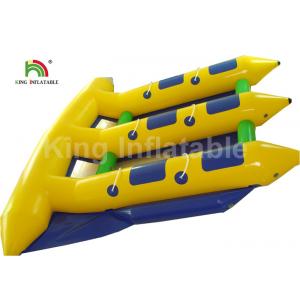 6 Person Seat Inflatable Flying Fish Tube Banana Boat For Summer Sport Water Game