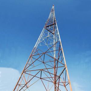 Self Support Lattice Steel Towers Galvanized Cellular Mobile Communication Tower
