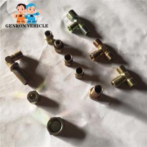 China Pneumatic Accessories male barb brass nickel plated pipe fittings male pipe fittings for Nylon air hose supplier