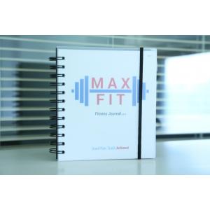 China Custom Size Spiral Bound Notebook Multi Functional For Gym Workout Log / Food Journal supplier