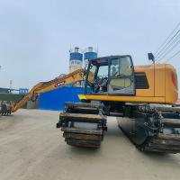 China Boat Excavator River Water Silt Removal Excavator For Dredge The River Course on sale