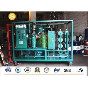 4000L / H 2 Stage High Vacuum Oil Purifier For Transformer Oil Purification / Filtration