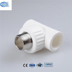 PN25 Injection Copper Insert Ppr Pipe Fittings Male Tee