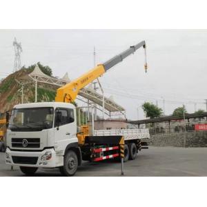 China Dongfeng LHD 6x4 15 Ton Crane Truck , Mobile Crane Truck With Telescopic Boom supplier
