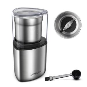 200W Small Electric Coffee Maker 120V Stainless Steel Coffee Grinder With Removable Bowl