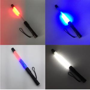 China LED Multi function Rechargeable Red Traffic Flashing Baton steady Wand Light/traffic Flexible Bollard supplier