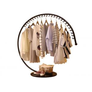 Creative Shaped Apparel Display Racks With Metal Base For Shopping Mall