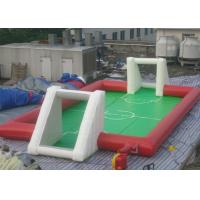 China Standar Football Inflatable Sports  Games / Soccer Field Sports Equipment With For Family Fun on sale