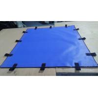 China Silicone Coated Fiberglass Fabric With Zipper Hook Loop For Safe Welding Habitats On Offshore Platform on sale