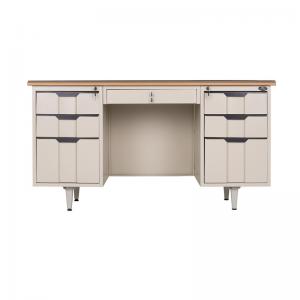 China Furniture MDF Wooden Office Desk For Computer Or Financial Department supplier