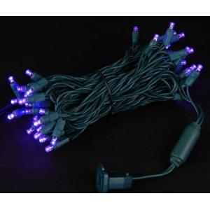 Wide Angle 5MM LED Lights - 70 5mm Purple LED Christmas Lights