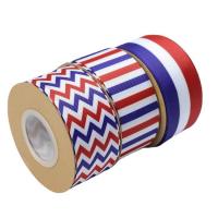 China Ink Printed Polyester Grosgrain Ribbon By The Yard Customized Logo on sale